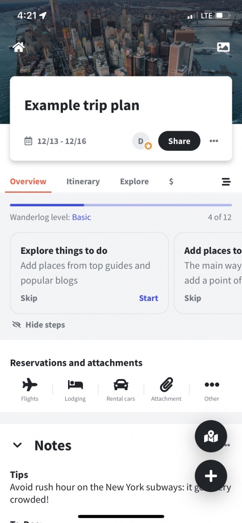 demonstrating the UX of a mobile app