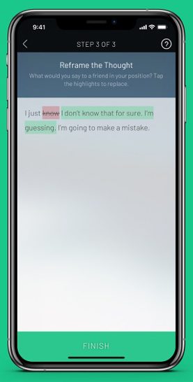 ux mockup of a custom app