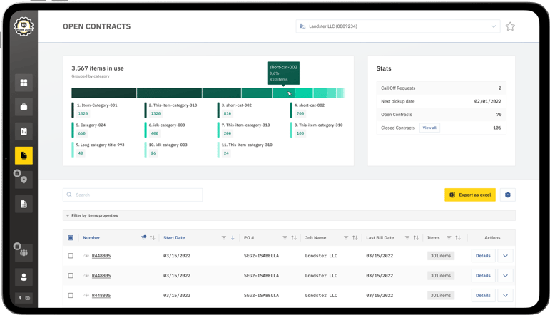 Side-by-side view of the old and new NTS customer portal, showing the redesigned interface with clearer navigation and a modern look.